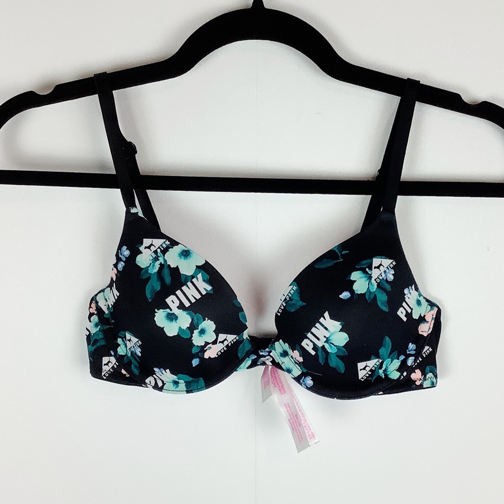 COPY - Victoria’s Secret PINK Wear Everywhere T-Shirt Lightly Lined Underwire B…